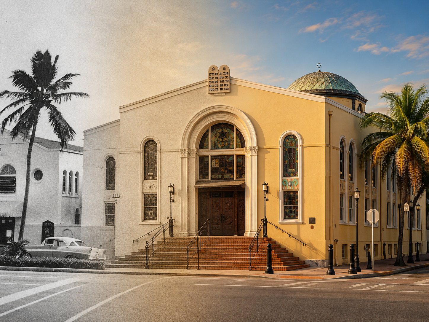 The Jewish Museum of Florida through time